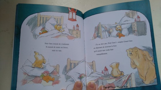 tu ne dors pas petit ours interieur