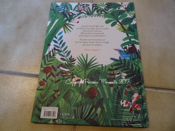 couverture un tigre dans le jardin