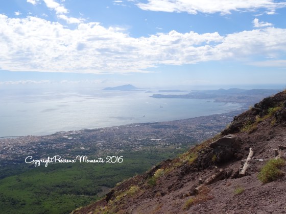 vue naples vesuve
