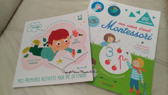 activité cahier montessori