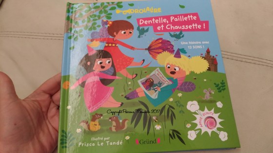 livre paillette couverture