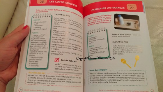 livret montessori eveil musical
