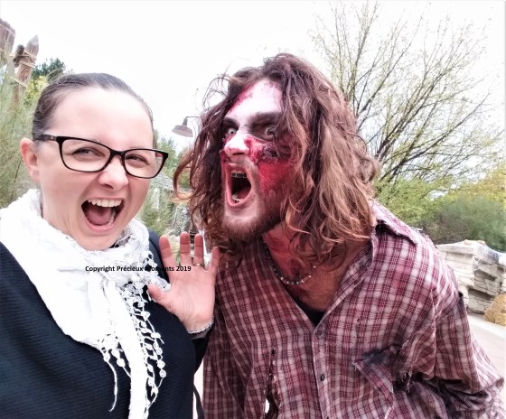 Walibi Halloween zombie bucheron peur