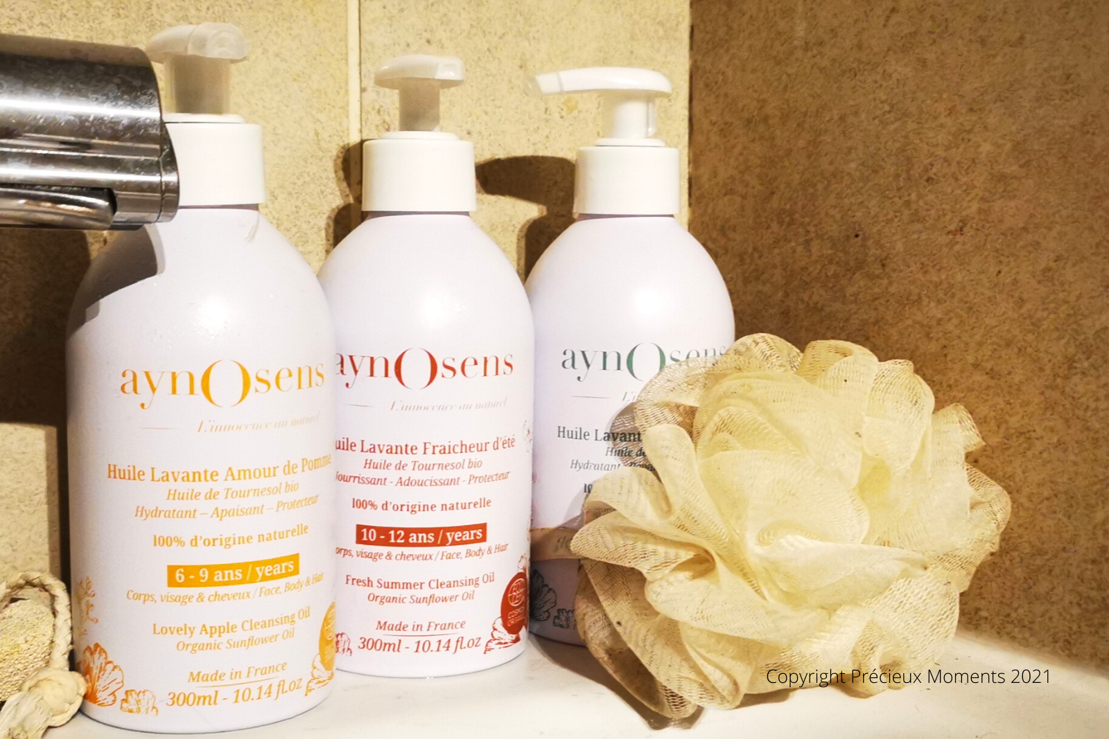 Gel douche huile lavante enfant peau atopique aynosens